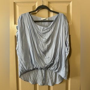 Mustard seed boutique light blue top new w tags